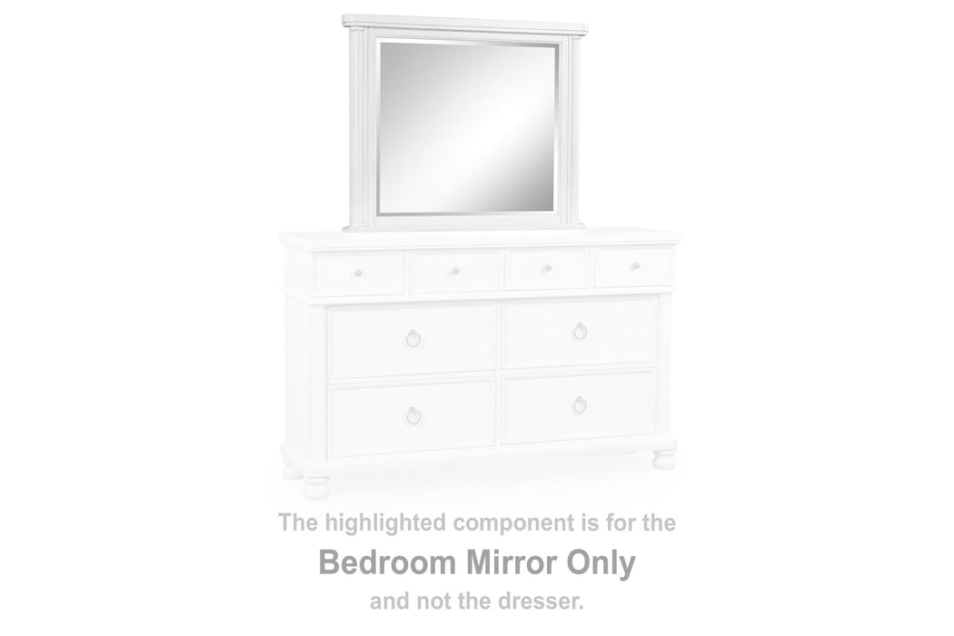 Rowlenstown - Bedroom Mirror - Antique White