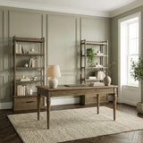 Hickory Grove - 3 Piece Desk Set - Heirloom Brown