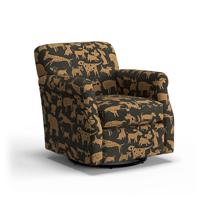 Mabel - Fabric Swivel Chair