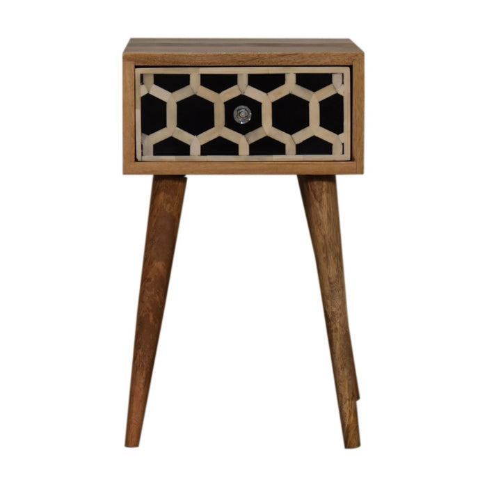 Inlay Bone Inlay Drawer Nightstand