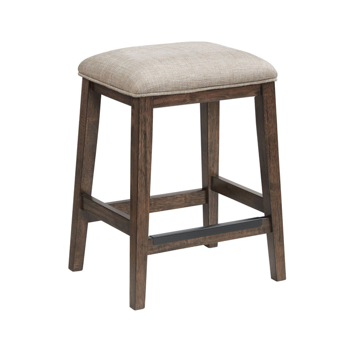 Kauai - Backless Stool - Brushed Mango Wood