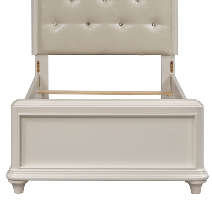 Stardust - Twin Panel Footboard - White