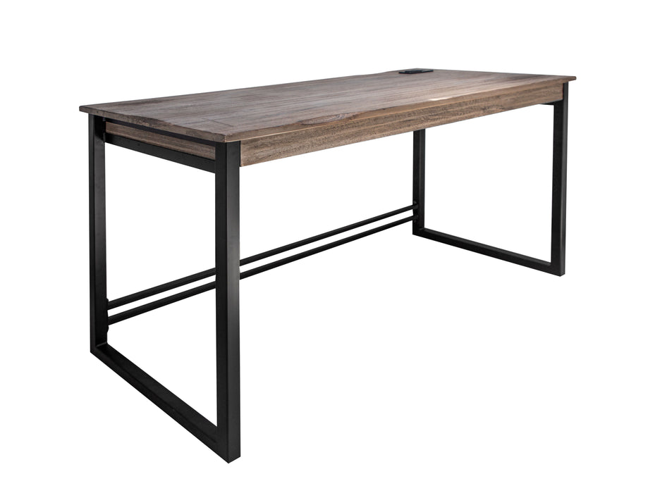 Blacksmith - Desk - Truffle Brown / Oil Black