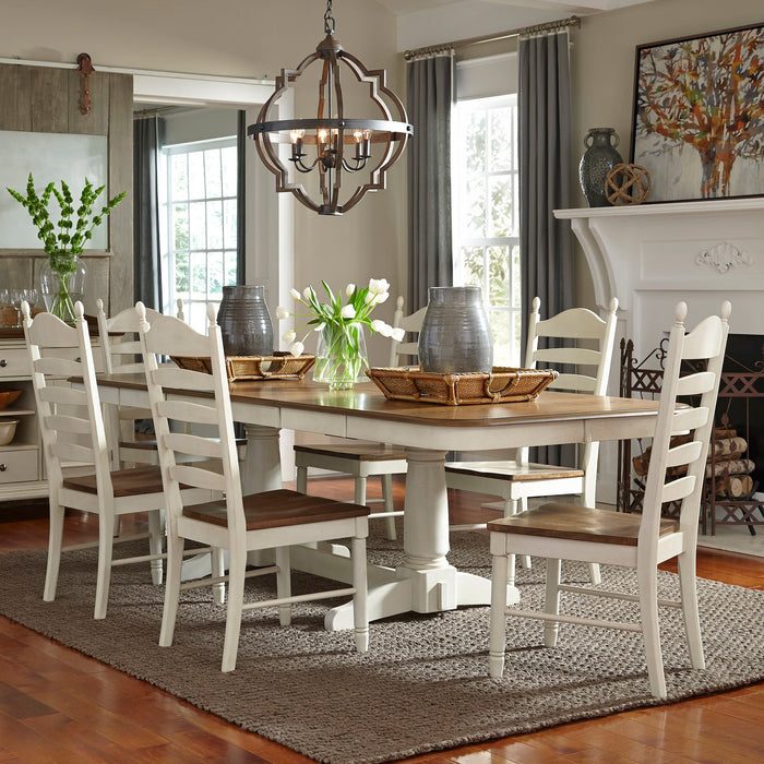 Springfield - Double Pedestal Table Set