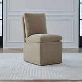 Accent Dining - Accent Dining Chair With Casters