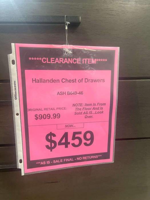 Hallanden chest