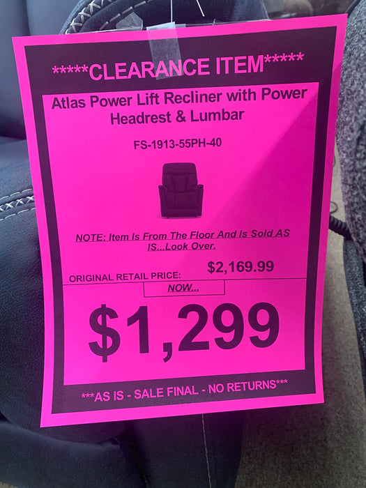 Atlas Power Lift Recliner