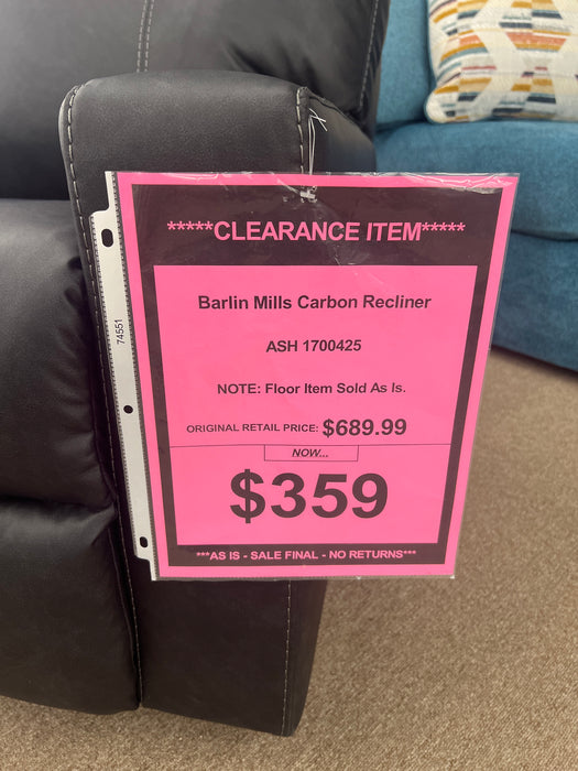 Barlin Mills Carbon Recliner