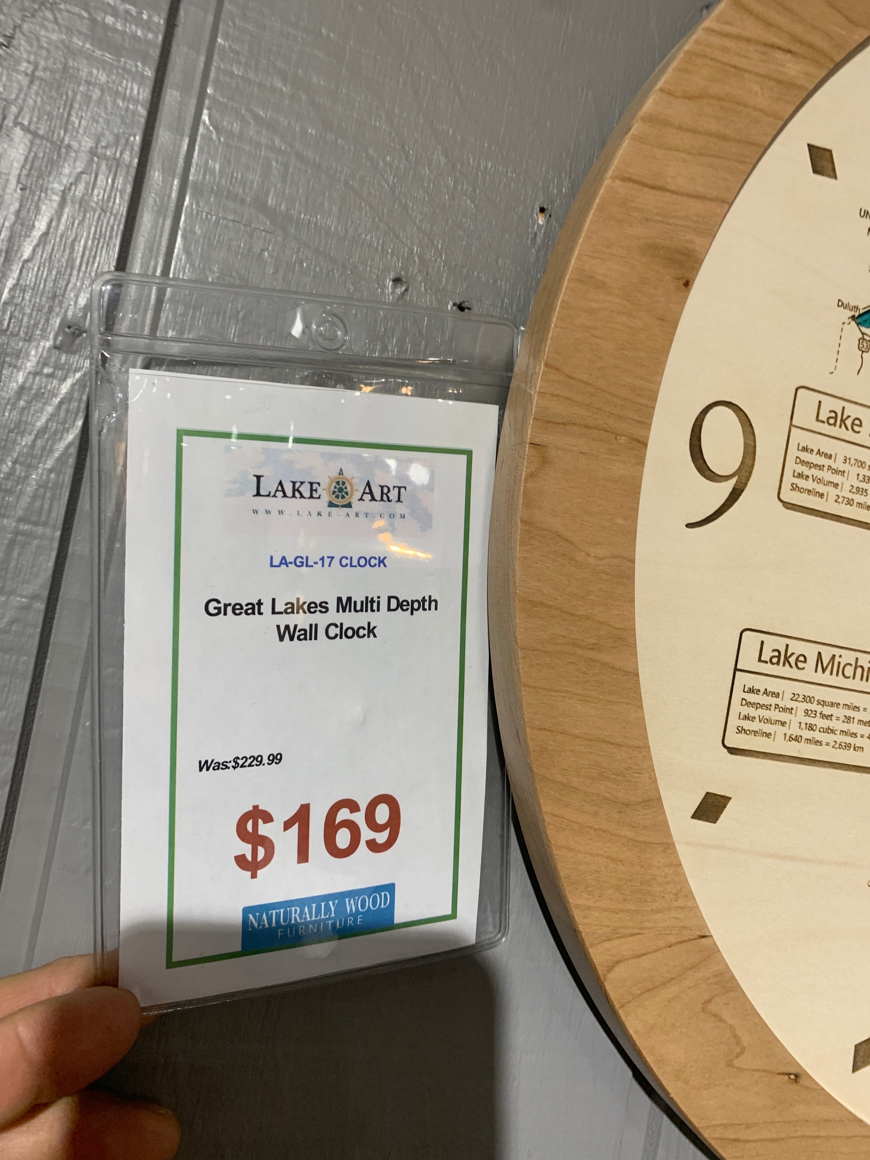 Great Lakes  Wall Clock