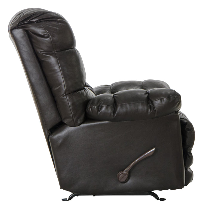 Piazza Leather Rocker Recliner