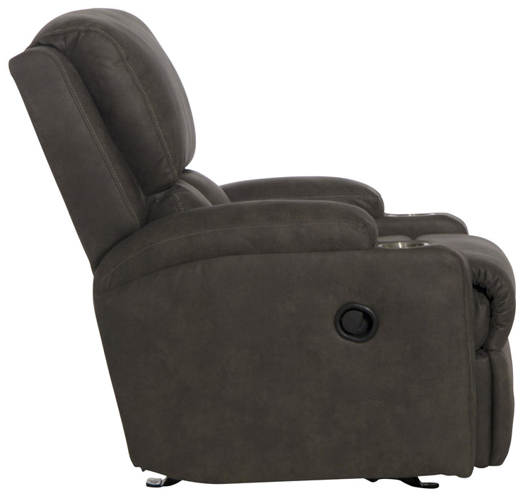 Kyle Rocker Recliner with Two Cupholders