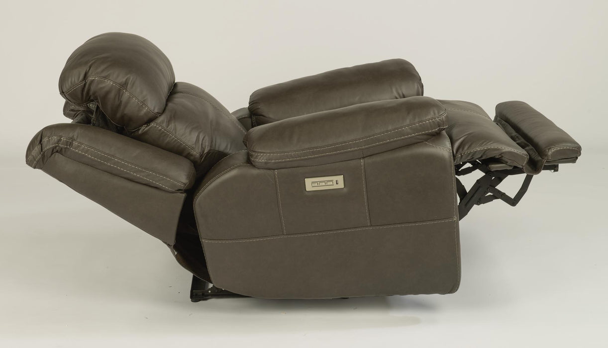 Flexsteel Latitudes Elijah Leather Power Recliner w/Power Headrest