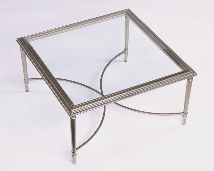 Flexsteel Piper Square Coffee Table in Gray