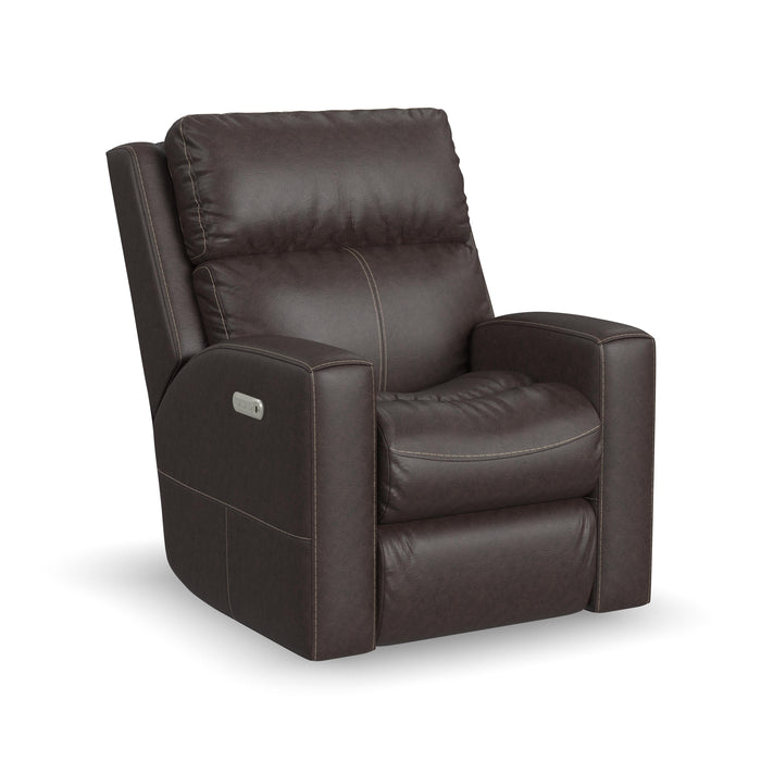 Score B3805-60L Power Reclining Loveseat with Power Headrests & Lumbar