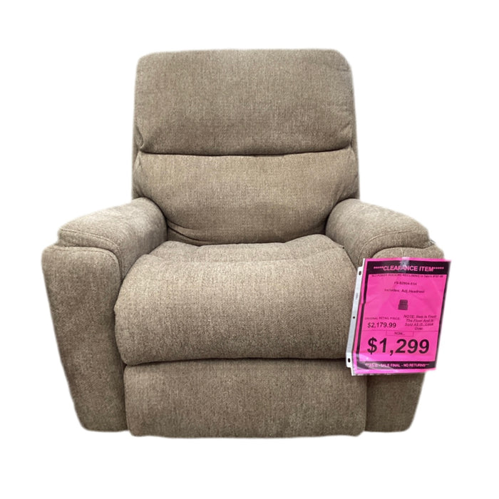 Rio Fabric Power Rocking Recliner with Power Headrest