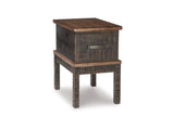 Stanah Chairside End Table with USB Ports & Outlets