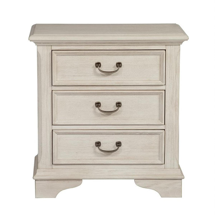 Liberty Furniture Bayside Drawer Nightstand in Antique White image