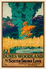 Dunes Woodland Poster
