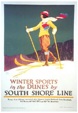 Winter Sports Skier Poster