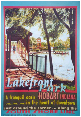 Lakefront Park Hobart Poster