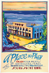 A Place to Play Indiana State Pavilion Poster