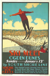Ski Meet: Ogden Dunes Poster