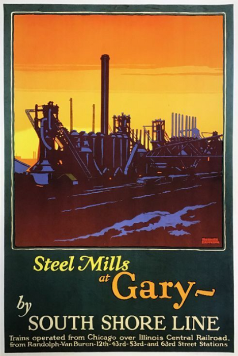 The Gary Steel Mills Poster