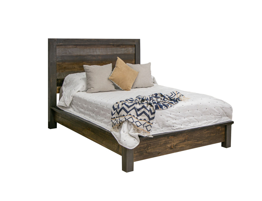 Blacksmith - Full Platform Bed - Truffle Brown / Oil Black