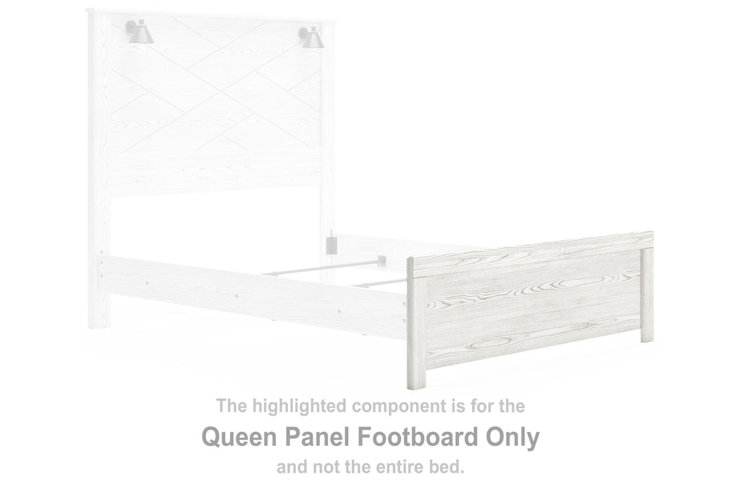 Gerridan - Queen Panel Footboard - White