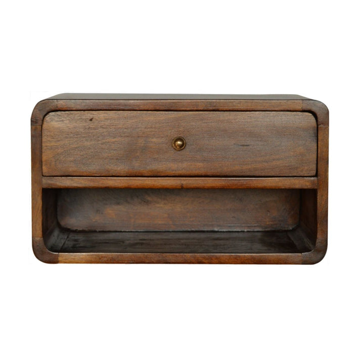 Curve Upper Slot Floating Nightstand