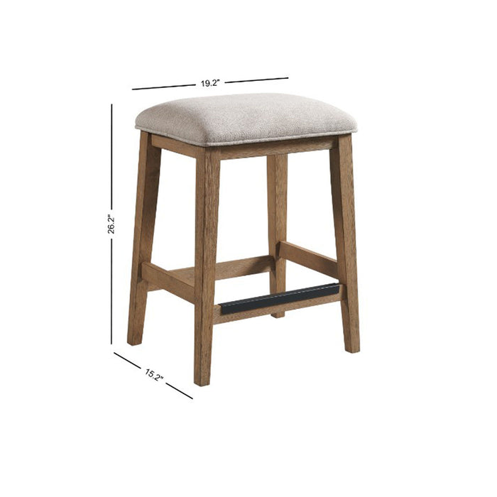 Eden - Backless Stool - Dune