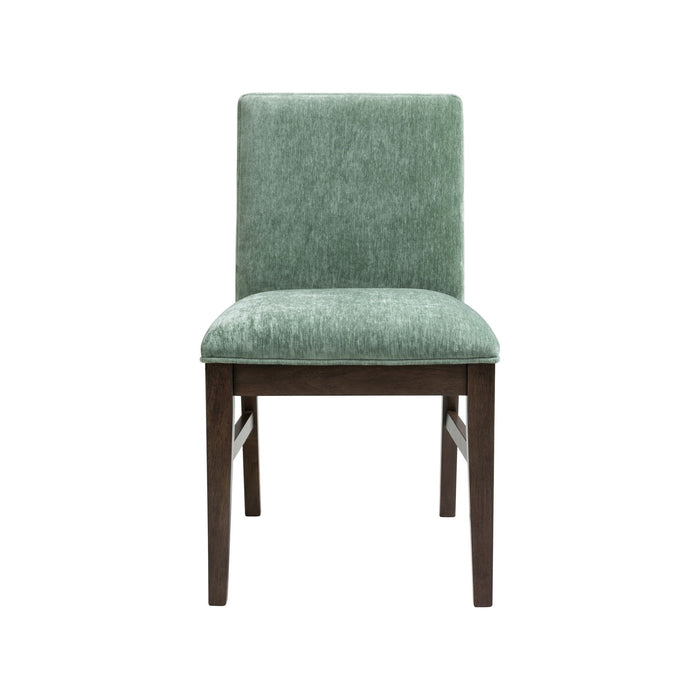 West End - Parson Chair With Sage Green Upholstery