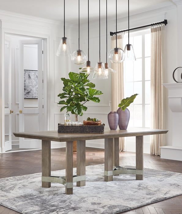 Chrestner - Gray - Rectangular Dining Room Table