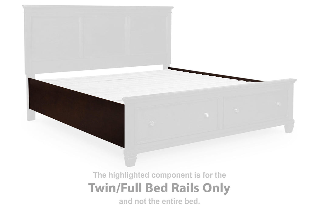 Danabrin - Twin/Full Bed Rails - Brown