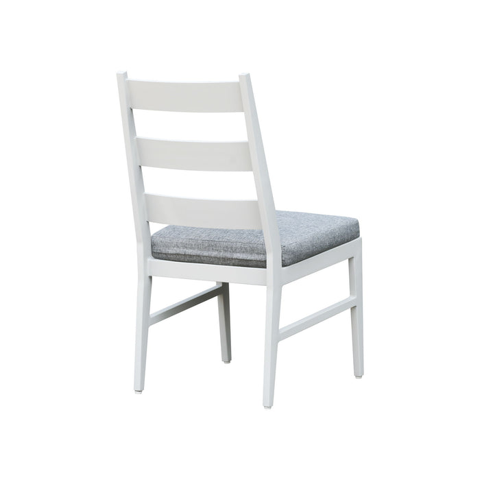 Nash - Outdoor Dining Panel Side Chair - Buff