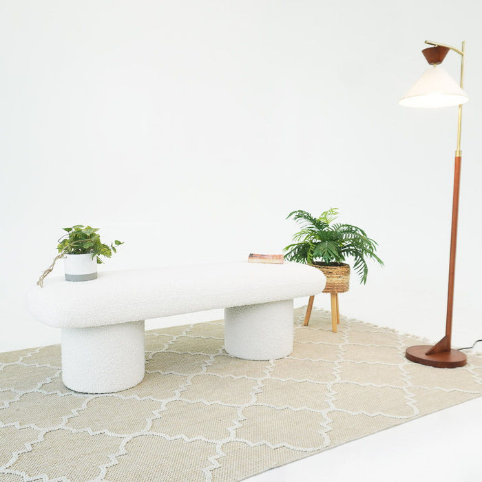 Randolph - Bench - Ivory