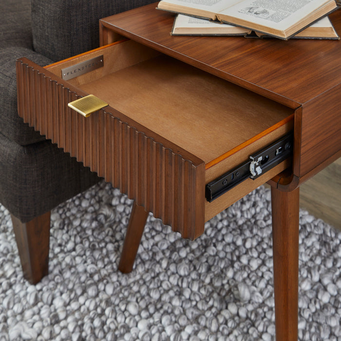 Ludwig - Occasional End Table - Dark Brown