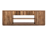 Balam - 80" TV Stand For Fire Place - Light Brown