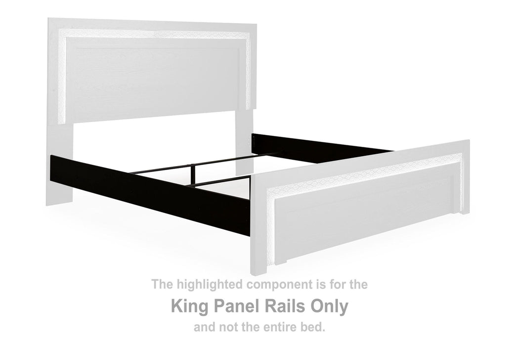 Shoralli - King Panel Rails - Black