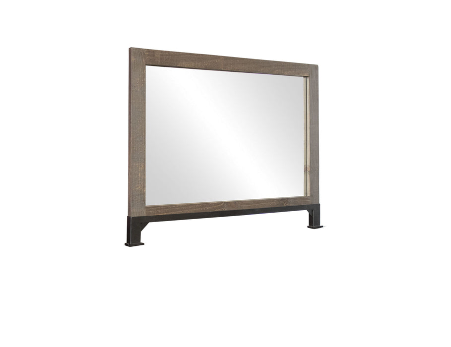 Antique Gray - Mirror - Gray / Brown