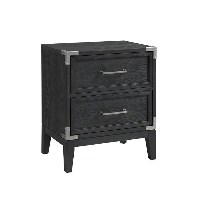 Laguna - Nightstand - Weathered Steel