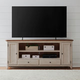 Fireplace TV Consoles - 80" Fireplace TV Console FTS - Brown