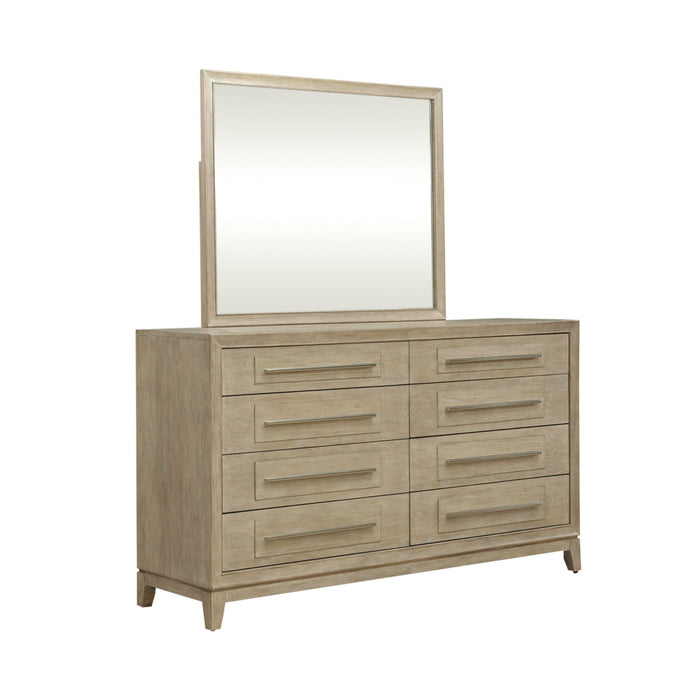 Brentwood - Dresser & Mirror - Sandstone