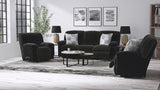 Comet - Lay Flat Reclining Loveseat - Black