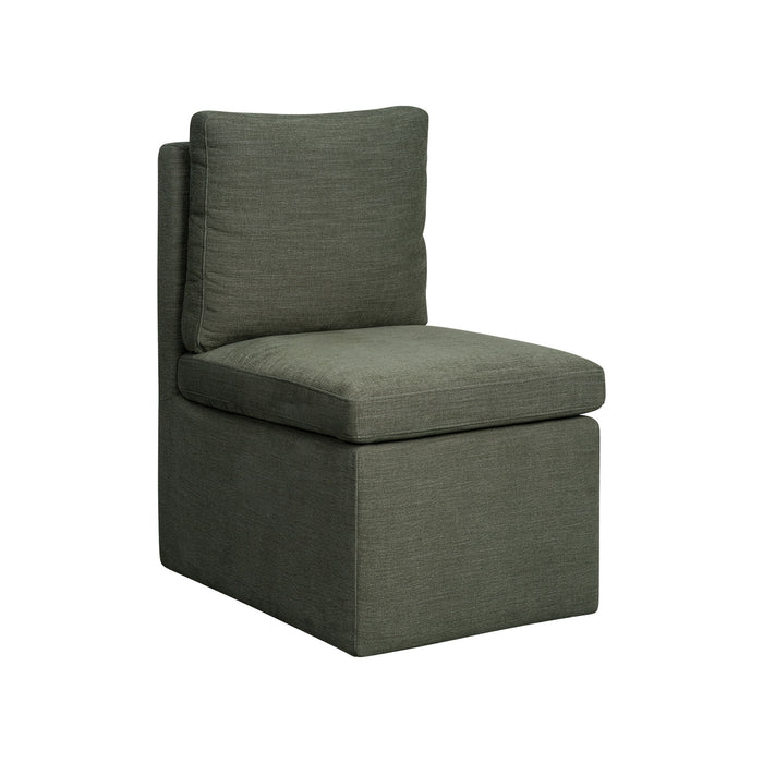 Upholstered Dining Chair Pillow Back