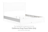 Binterglen - California King Panel Rails - White