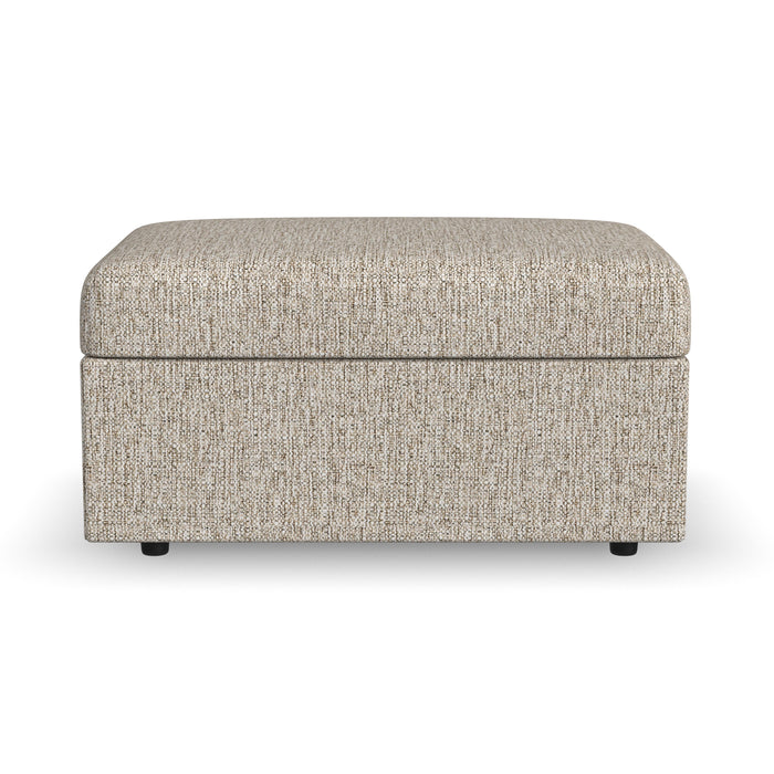 Sky - Storage Ottoman - Pearl Silver