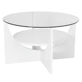 U - Shaped Contemporary Coffee Table