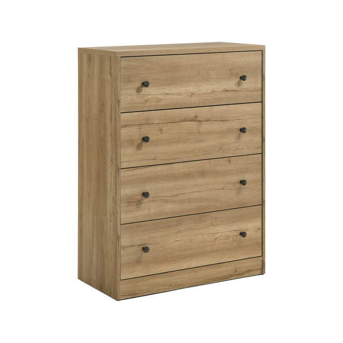 Vega - Chest - Natural Oak Melamine
