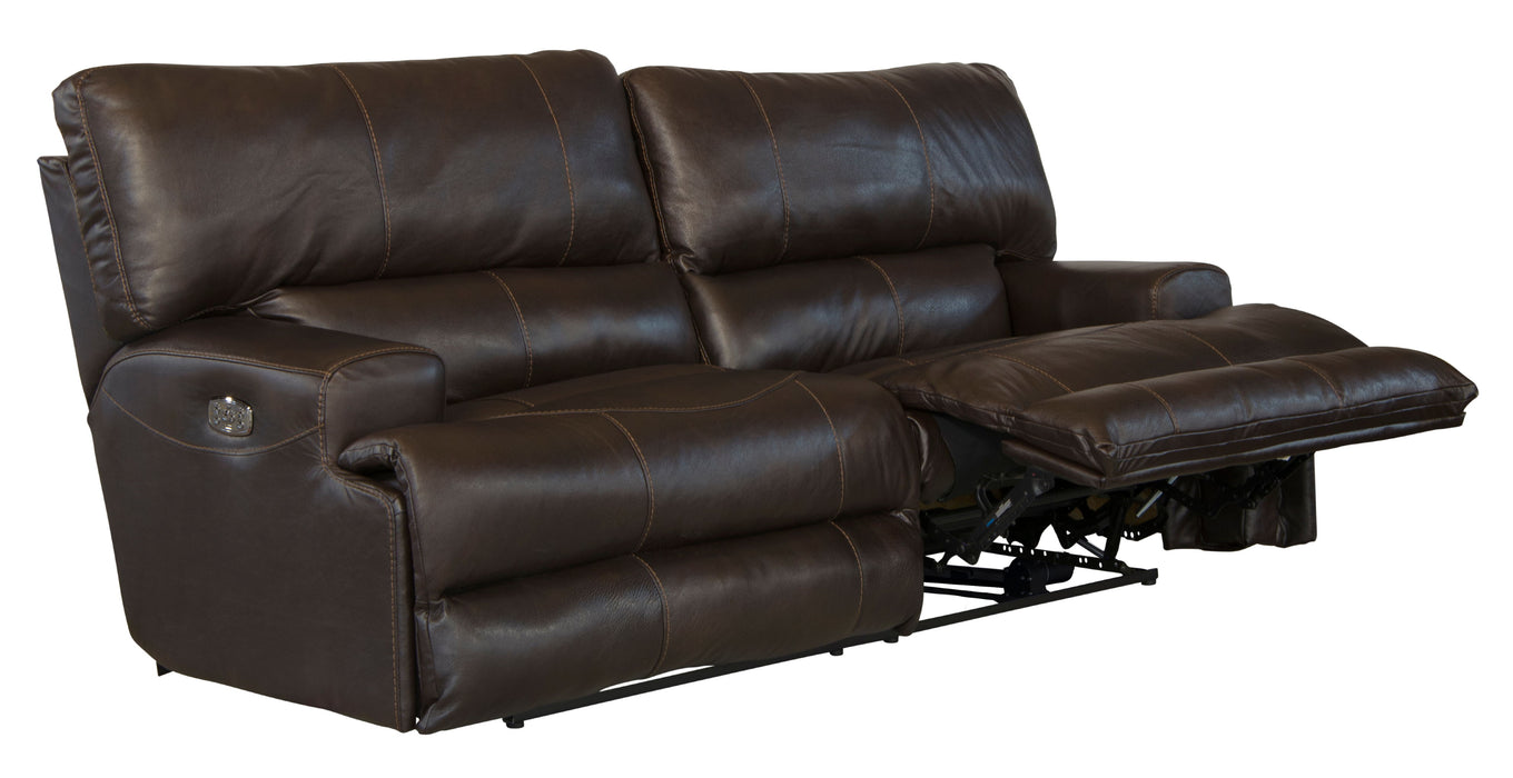 Wembley - Power Headrest With Lumbar Lay Flat Reclining Sofa